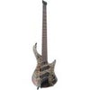 Ibanez EHB Ergonomic Headless Series EHB1505MS 5-String Electric Bass Guitar, Black Ice Flat Black Ice Flat