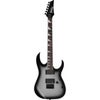 Ibanez RG Gio Series GRG121DX Electric Guitar, Bound Rosewood Fretboard, Metallic Gray Sunburst Gray