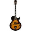 Ibanez George Benson Signature LGB30 Hollow-Body Electric Guitar, Bound Ebony Fretboard, Vintage Yellow Sunburst Sunburst (Natural)