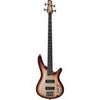 Ibanez SR Standard SR300E Electric Bass Guitar, Jatoba Fretboard, Golden Veil Matte Charred Champagne Burst