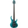 Ibanez BTB Workshop Series BTB805MS 5-String Electric Bass Guitar, Transparent Gray Flat Cerulean Aura Burst Matte