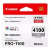 Canon PFI-4100 80ml Pigment Ink Tank for imagePROGRAF PRO-1100 Printer, Blue Gray