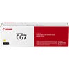 Canon 067 Standard Toner Cartridge for Color imageCLASS LBP630C and MF650C Series, Yellow Yellow