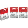 Canon 3 Pack CLI-221M Magenta Color Ink Tank for Select PIXMA iP, MP, MX Series Printers Gray