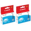 Canon 2 Pack CLI-226 Magenta Ink Tank for Select PIXMA iP, iX, MG, MX Series Printers Cyan