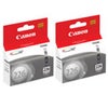 Canon 2 Pack CLI-226 Magenta Ink Tank for Select PIXMA iP, iX, MG, MX Series Printers Gray