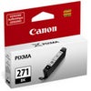 Canon CLI-271 6.5ml Cyan Ink Tank for Select PIXMA MG, TS Series Printers, 2-Pack Black