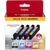 Canon CLI-271 XL Magenta Ink Tank for Select PIXMA MG, TS Series Printers - 10.8ml Multi