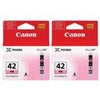 Canon CLI-42 Photo Magenta Ink Cartridge for Pixma PRO-100 Inkjet Photo Printer, 2-Pack Photo Magenta