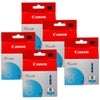 Canon CLI-8Y Yellow Ink Cartridge for Select PIXMA iP, MP, MX and PRO Series Printers, 3-Pack Cyan