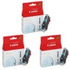 Canon CLI-8Y Yellow Ink Cartridge for Select PIXMA iP, MP, MX and PRO Series Printers, 3-Pack Photo Cyan