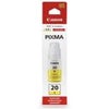 Canon GI-20 Magenta Ink Bottle for G5020, G6020, G7020 PIXMA G Series MegaTank Printers, 70ml Yellow