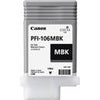 Canon PFI106 Pigment Ink Tank, 130ml Capacity, Cyan Matte Black