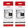 Canon 2 Pack PFI-120 130ml Pigment Ink Tank for Select imagePROGRAF PRO and TM Series Printers, Black Black