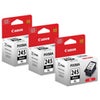 Canon Ink Package with PG-243 Black, CL-244 Color Ink Cartridge for Select PIXMA iP, MG, MX, TR, TS Series Printers Black