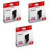 Canon PGI-2200 XL Magenta Pigment Ink Tank for for iB4020, iB4120, MB5020, MB5120, MB5320, MB5420 MAXIFY Series Printers, 3-Pack Magenta
