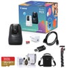 Canon PowerShot PICK 11.7MP Full HD 3x Zoom PTZ Camera Kit, White Bundle with 32GB microSD Card, Tripod, Shoulder Bag, Cleaning Kit, Card Reader Black