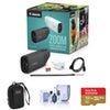 Canon ZOOM Compact Telephoto Digital Monocular, White Bundle with 32GB Memory Card, Camera Bag, Cleaning Kit Black