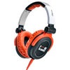 IDANCE Full-Range Headphones for iPhone/iPad/iPod, 15Hz-20KHz Frequency, 40ohms Impedance, 3.5mm Plug Adapter, Red/Gray Orange/Black