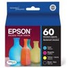 Epson T060 DURABrite Color Ink Cartridges (CMYK), Combo Pack Multi