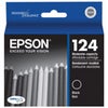 Epson T124120-BCS 125 Combo-Pack Moderate Capacity Ink Cartridges (Cyan, Magenta, Black, Yellow) Black