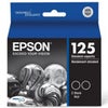 Epson T125120-D2 125 Dual Pack Black Ink Cartridges for Stylus NX125, 127, 420 and Workforce 320 Printers Black