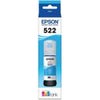 Epson T522 Ink Bottle for Expression ET-2700, WorkForce ET-4700, EcoTank ET-2720, ET-4700 All-in-One Supertank Printers, Magenta Cyan