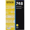 Epson 748 Standard Capacity Cyan Ink Cartridge for WorkForce Pro WF Series Printers, 1500 Pages Yield Yellow