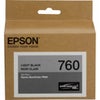 Epson T760 Ultrachrome HD Ink Cartridge for SureColor P600 Inkjet Printer, Light Cyan, 2-Pack Light Black