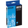 Epson T802 Standard Capacity Cyan DURABrite Ultra Ink Cartridge for WorkForce Pro 4740, 4720 & 4730 Printers Cyan