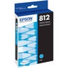 Epson T812 Standard Capacity Black and Color Combo Ink Cartridges for WorkForce Pro Series Printer Cyan