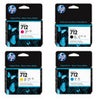 HP 712 29ml Cyan/Magenta/Yellow and 38ml Black DesignJet Ink Cartridge for T650, T630, T230, T210 & Studio Plotter Printers Multi