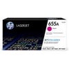 HP 655A Yellow Original Laser Toner Cartridge for LaserJet Enterprise Printers, 10500 Page Yield Magenta