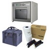 HiTi P525L Roll Photo Printer - Bundle with HiTi 4x6 Media for Photo Printer P520L, Padded Printer Carrying Case Gray