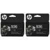 HP 936 Original 4-Color Ink Cartridge Bundle Black