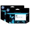 HP 2 Pack 72 130-ml Matte Black Ink Cartridge Photo Black