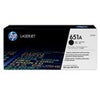 HP 651A BLACK LaserJet Toner Cartridge, 16,000 Pages Yield Black