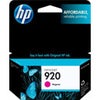 HP 920 Magenta Officejet Ink Cartridge, Yield: 300 Pages Magenta