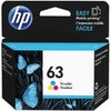 HP 63 Black Original Ink Cartridge, 190 Pages Multi