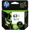 HP 63XL High Yield Black Original Ink Cartridge, 480 Pages Multi