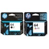 HP 64 Original 4-Color Ink Cartridge Bundle for Select ENVY Photo-Series Printers Multi