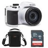 Kodak PIXPRO AZ405 Astro Zoom 20MP Full HD Digital Camera, Black, Bundle with 32GB Memory Card and Camera Bag White