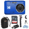 Kodak PIXPRO FZ45 Friendly Zoom 16MP Full HD Digital Camera, Light Blue Blue