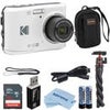 Kodak PIXPRO FZ45 Friendly Zoom 16MP Full HD Digital Camera, Light Blue White