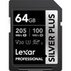 Lexar Professional SILVER PLUS UHS-I V30 SDXC Memory Card