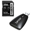 Lexar Professional SILVER PLUS UHS-I V30 SDXC Memory Card with Reader