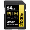 Lexar GOLD Series Professional 2000x UHS-II SDXC Memory Card