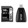 Lexar SILVER Series Professional 1667x UHS-II SDXC Memory Card with Reader