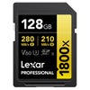 Lexar GOLD Series Professional 1800x UHS-II SDXC Memory Card Single
