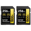 Lexar GOLD Series Professional 1800x UHS-II SDXC Memory Card 2-Pack